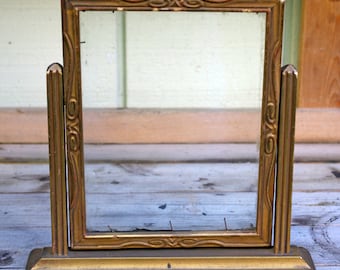 Vintage Art Deco Swing Frame, Tilt Frame, Tabletop