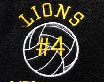 volleyball, personalized towel, volleyball towel, volleyball gift, volleyball coach gift,