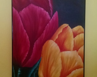 Spring Tulips Everywhere oil painting