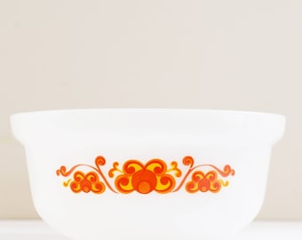 Vintage Agee Crown Pyrex 'Aurora' Banner - Casserole Tub - Made In Australia - 70's Era