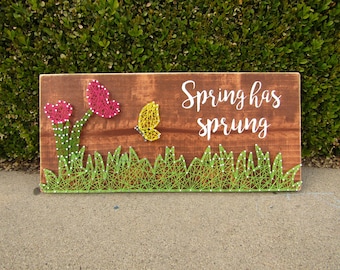 Spring has sprung String Art *Made-to-Order*