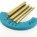 CPC™ SHAPES Mokume Collection - Brass designer patterns - Ladder H shapes - 4 sizes