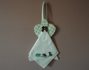 Vintage handkerchief angel