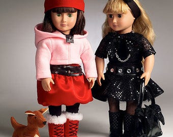 McCalls 6669- Sewing pattern for 18 Inch Doll Clothes- Fits American Girl Dolls