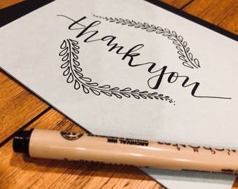 Thank you card