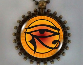 Egyptian Eye of Horus, Eye of Horus Pendant, Eye of Ra Pendant, Ancient Egyptian Eye of Horus.