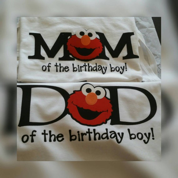 Download Plus Size Elmo Mom and Dad Birthday Shirt Bundle Sesame