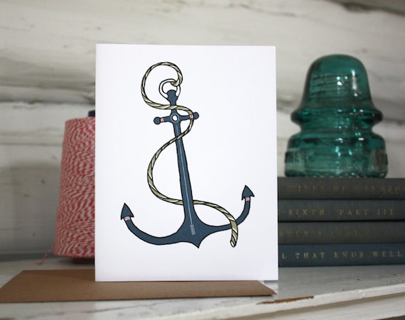 Anchor Greeting Card