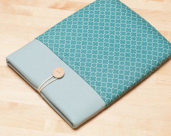kobo Aura sleeve / Kindle case, Kindle paperwhite case, Tolino case / ereader case - Quatrefoil teal