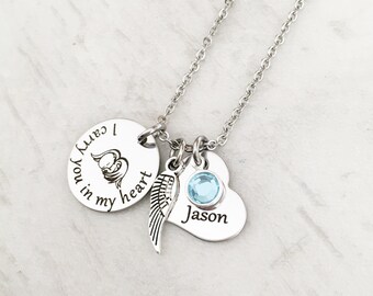 Mother's Memorial Jewelry - Loss of a Child Gift - Baby Memorial Jewelry - Sympathy Jewelry Gift - Miscarriage Necklace - Infant Loss