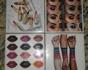 Makeup lovers coasters. Set of 4