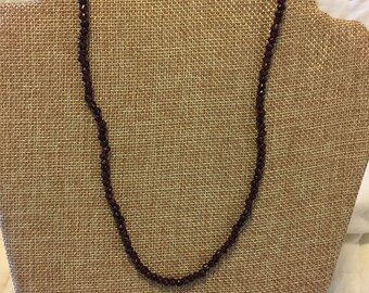 Beautiful strand garnet beads