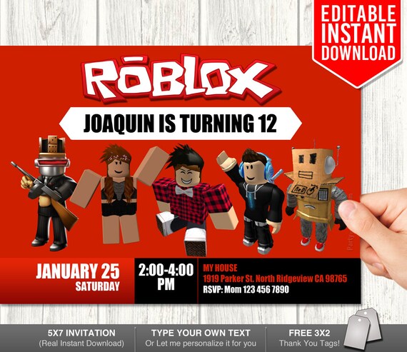 R O B L O X I N V I T A T I O N T E M P L A T E S F R E E Zonealarm Results - free printable roblox invitation template