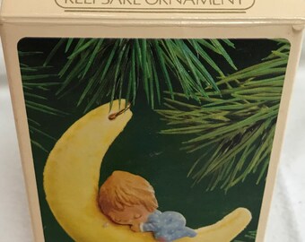 Vintage Hallmark Ornament Betsey Clark 1983 MOON