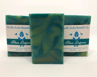 Blue Lagoon Soap - Handmade Soap - Lanolin Soap