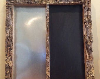 Small Magnetic Chalkboard, Rustic,Cabin Decor