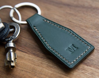 Personalized Keychain, Monogram Keychain, Leather Keychain Personalized, Leather Keychain Monogram