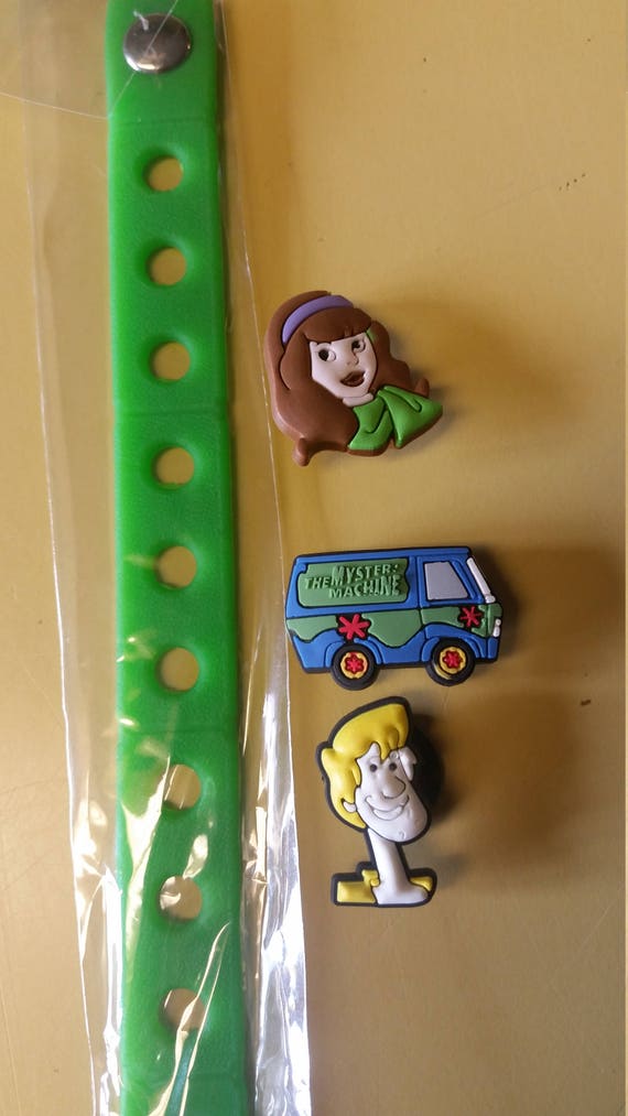 Mystery Machine Jibbitz Croc Charm Bracelet 18cm with 3 charms