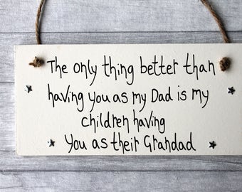 Grandad -Grandad birthday-Grandad Father's Day-Grandad gift-Father's day Gift-Grandad Birthday Gift Personalized-Personalized Grandad Plaque