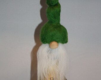 Needle felt Gnome Bottle Topper