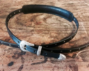 By Boaz Black Studed Guitarstrap