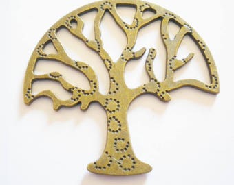 1 pendant filigree tree of life pattern