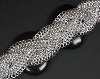 Braided 4-1 Chainmaille Bracelet