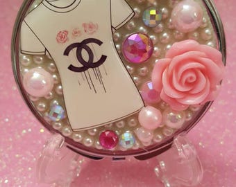 My Fav T-shirt Compact Purse Mirror