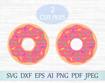 Donut svg file, Donuts cut file, Doughnut svg, Donut cricut, Sprinkle Donut svg, Sprinkle svg, Donut clipart, Donut clip art, Donuts vector