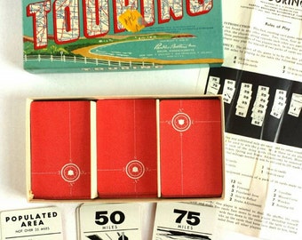 Vintage Parkers Brothers Touring Game 1950s