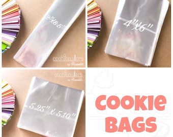 Clear "cello" Cookie bags - FDA Approved - Food Bags - Periwinkles