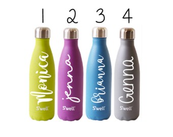 Swell® Bottle Decal, Swell Decal, Swell® Tumbler, Swell® Bottle Monogram, Personalized Swell® Bottle Decal, Monogram Swell®, custom