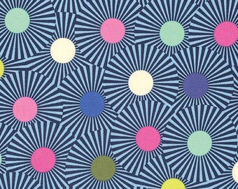 1/2 Yard - Slow & Steady - Clear Skies - Blue Raspberry - Tula Pink - FreeSpirit - Fabric Yardage - PWTP088.BLUER