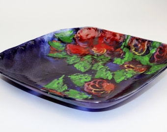Kilnformed Garden Plate