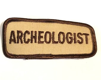 Free Shipping! Archeologist Cloth Patch