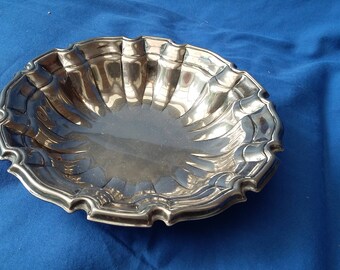 Vintage Silver Plated Serving Dish Bowl Falstaff