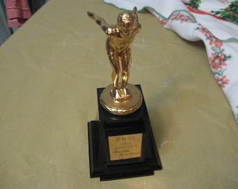 high aggregate 1964-1965 trophy from days gone by