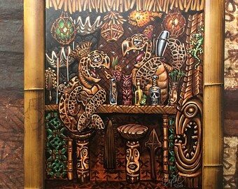 BigToe's Honu Bar Giclee Print on Canvas, item 186