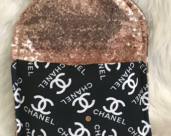 Diaper bag , cc and RoseGold , diaper clutch , travel bag