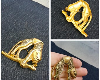 Vintage Panther Brooch