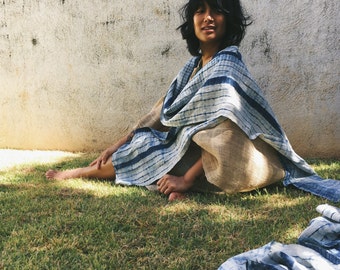 Miao Handwoven Linen with Batik Dye -Preorder