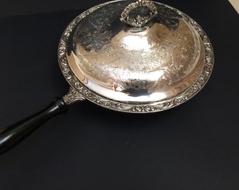 Silverplate Serving Dish With Handle