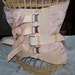 Vintage Pink Corset - Underbust - Steel Boning