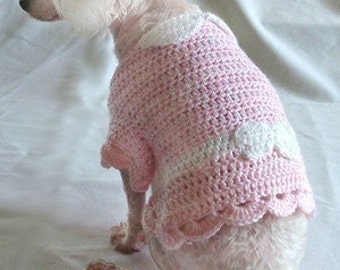 Crochet Pattern - Crochet Pattern - dog sweater crochet pattern, dog shirt crochet pattern, dog clothing crochet pattern