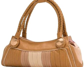 Fendi Pastel Leather Baguette Tote Bag
