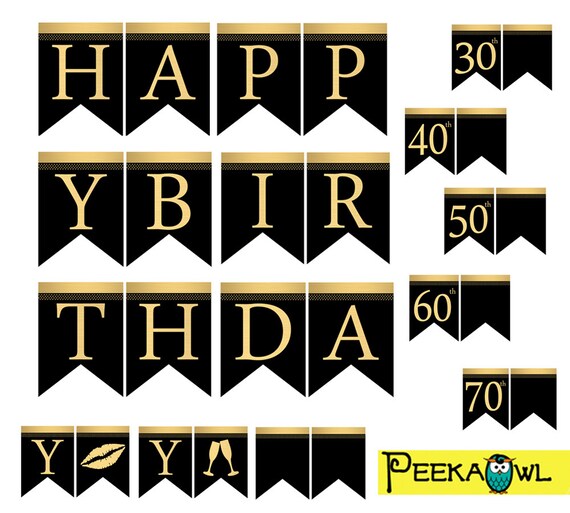 Free Printable Banner Letters Black And Gold Printable Word Searches