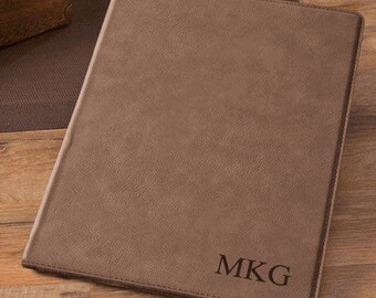 Leather Portfolio with Name