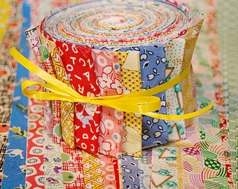 Jelly Roll - 30's Reproduction Fabrics - 20 strips