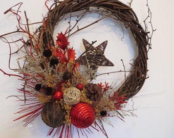Couronne Noël L'Étoile Filante