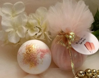 Blush Champagne Bath Bomb~Bridal Shower Favors~Bridal Shower Bath Bombs~Proposal Box Favors~Champagne Shower Favors~Best Seller~
